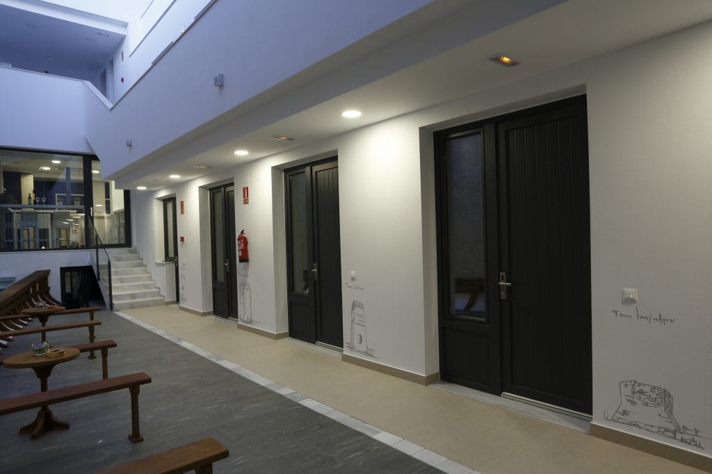 Pasillo habitacione planta baja/Hostal la Pasajera